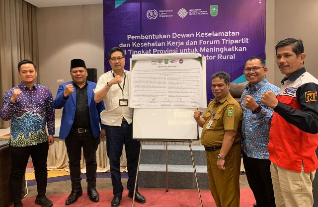 ILO Dorong Pembentukan Dewan K3 Provinsi dan Forum Tripartit Sektoral di Provinsi Riau
