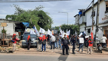 Serikat Buruh GARTEKS KSBSI Tangerang Raya Demo PT. Aggiomultimex, Ini Tuntutannya