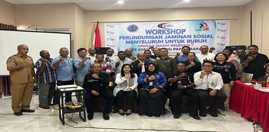 Setelah Absen Beberapa Tahun, DPP FPE KSBSI Akhirnya Kunjungi Pengurus dan Anggota di Sorong Papua Barat