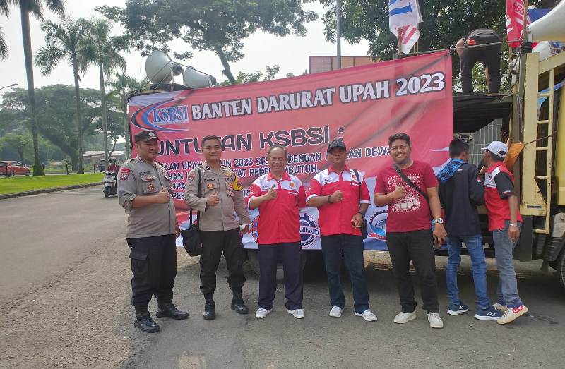 Hari Ini KSBSI Banten Kerahkan Massa, Kawal Sidang Pleno Penentuan UMP 2024