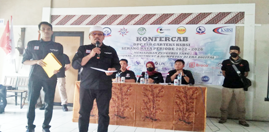   Gelar Konfercab, Faizal Rakhman Kembali Terpilih Ketua DPC FSB GARTEKS KSBSI Kabupaten Serang