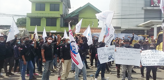   FSB GARTEKS Tangerang Raya Bersama Solidaritas Serikat Buruh Demo PT. Ching Luh Indonesia   