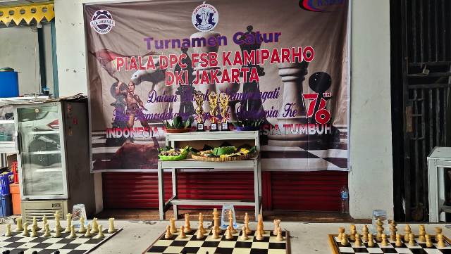  Peringati Hari Kemerdekaan RI Ke-76 Kamiparho Jakarta Gelar Turnamen Catur 