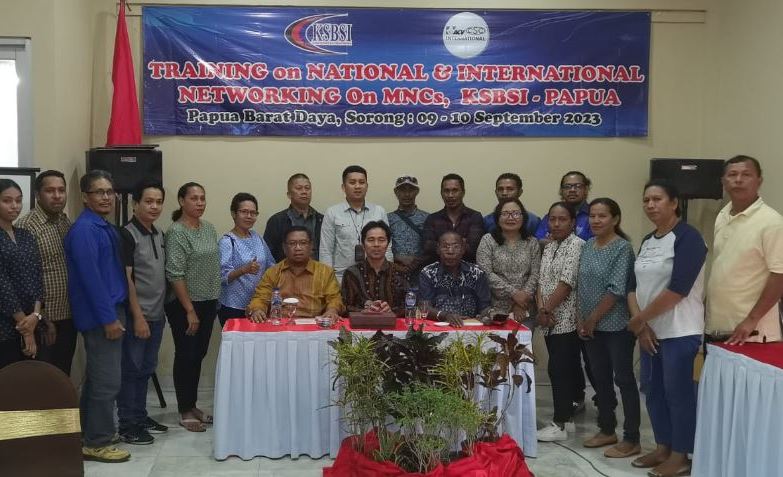 DPP FSB NIKEUBA Gelar Pelatihan di Papua Barat Daya, Bagaimana Membangun Networking di perusahaan Multinasional
