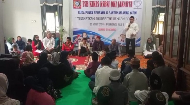LUS DPC FSB KIKES DKI Jakarta Santuni 100 Anak Yatim