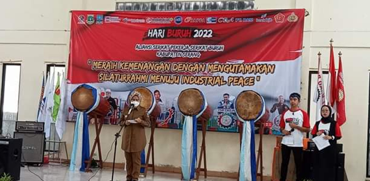  Ciptakan Hubungan Harmonis, Aliansi SPSB Kabupaten Serang Rayakan May Day 2022 